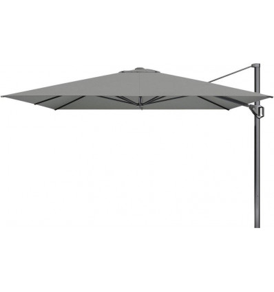 CHALLENGER T1 Premium parasol 350x350cm-doek manhattan - stok antra