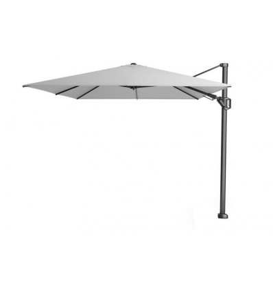 CHALLENGER T2 parasol 350x260cm - licht grijs/ antraciet excl. voet
