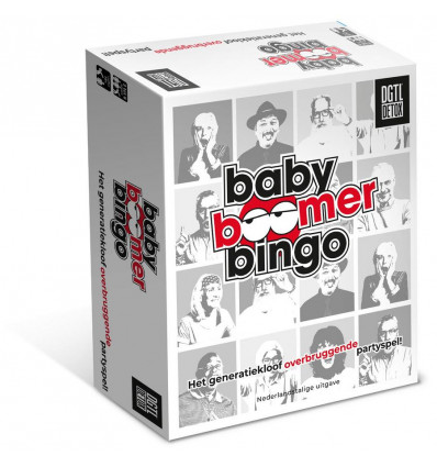 MEGA BLEU Spel - Baby boomer bingo