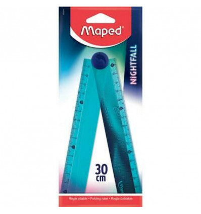 MAPED Nightfall Teens liniaal - 30cm opvouwbaar