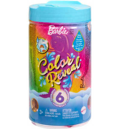 BARBIE Color reveal - Chelsea regenboog zeemeermin ass.