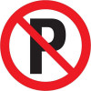 PICKUP Verboden te parkeren - rond -18cm