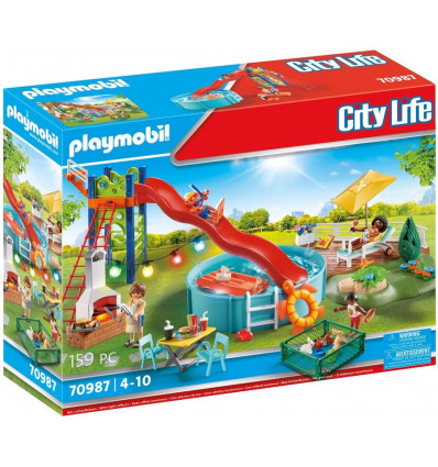 PLAYMOBIL City Life 70987 Zwembadfeest