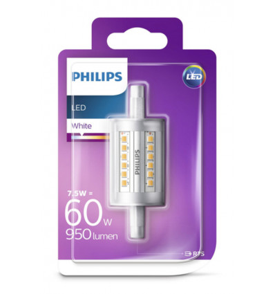 PHILIPS LED Lamp - 60W R7S 78mm WH ND 8718699773670