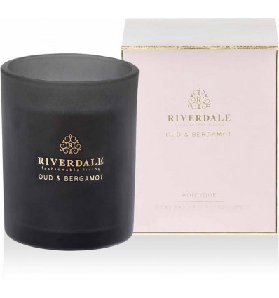 Riverdale BOUTIQUE geurkaars 10cm - oud en bergamot roze