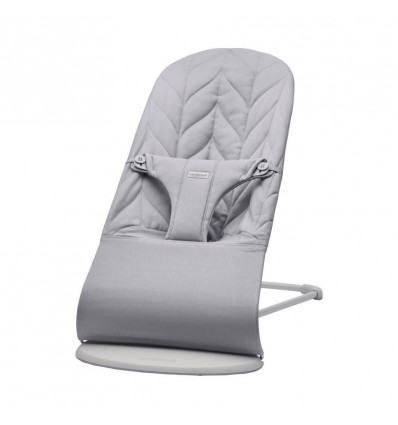 BabyBjorn BLISS relax- licht grijs quilt kroonblad
