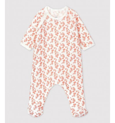 PETIT BATEAU Meisjes pyjama - papaya - newborn