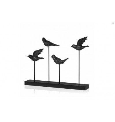 Riverdale BIRDS ornament 52cm - zwart (op stand) TU UC