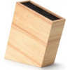 CONTINENTA Messenblok schuin- rubberwood 22x9x27.5cm