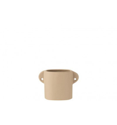 JLINE Pot Renaissance - 17.5x3.8x12.8cm - keramiek beige