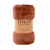 TISECO Cosy plaid microflanel- 130x160cm- auburn