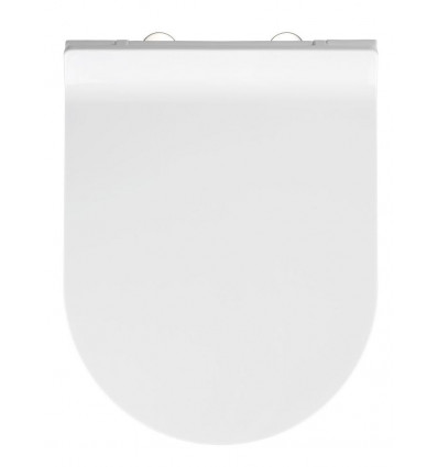 WENKO Habos toiletzitting easy close - wit slim line (thermoplast) (A)