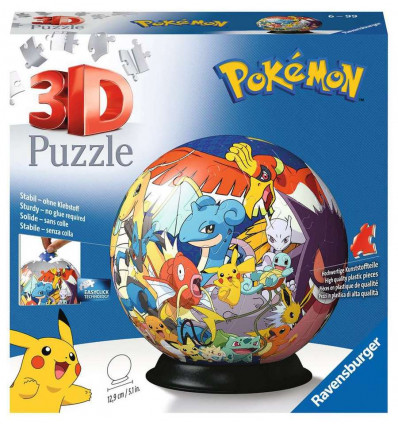 RAVENSBURGER Puzzel 3D - Pokemon 72stuks
