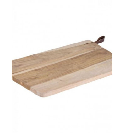 Decoratieve plank met handvat - teak