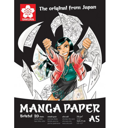 SAKURA Manga papier - A5 250g 20vellen