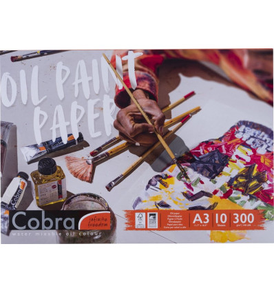 COBRA Olieverfpapier - A3 300g 10vellen FSC-mix
