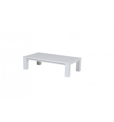 CUBE Lounge tafel - 140x70x40cm - wit mat/ reflex black TU UC