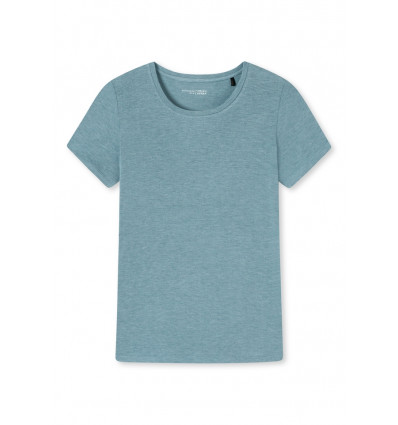 SCHIESSER Dames shirt - blauwgrijs - 036