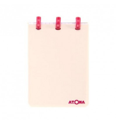 ATOMA Smooth zakboek - A7 gelijnd 60bl