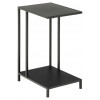 NEWCASTLE Laptop tafel - 30x40x60cm - mat zwart metaal Side Table op pootjes
