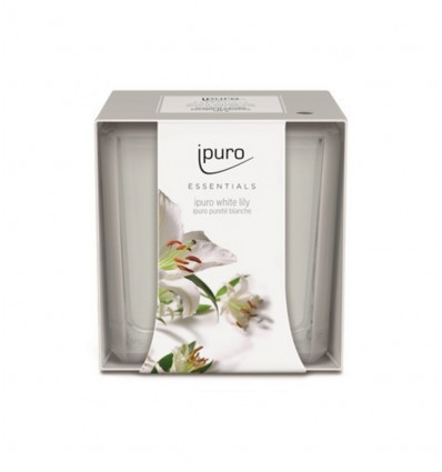 IPURO Essentials kaars 125g - white lily