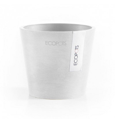 Ecopots AMSTERDAM mini - 10cm - pure wit