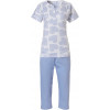 PASTUNETTE Pyjama capri - l.blauw - 40