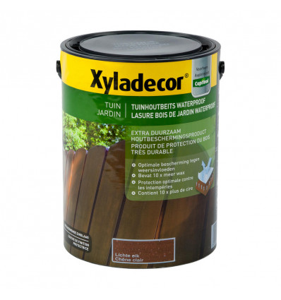 XYLADECOR tuinhoutbeits waterproof 5L - lichte eik
