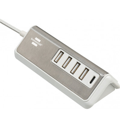 BRENNENSTUHL Meervoudige USB-lader - 4xUSB-A & 1xUSB-C - 1.5M kabel