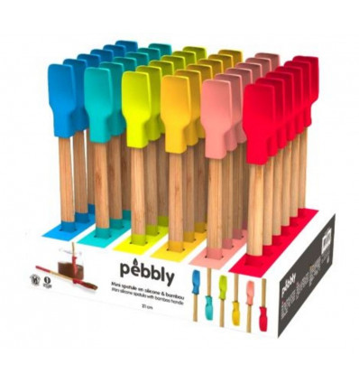 PEBBLY spatel- assortiment kleuren prijs per stuk
