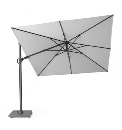 CHALLENGER T2 parasol 3x3m - wit/ antra (Platinum) excl.voet