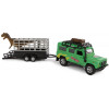 KidsGlobe - Land Rover met dino trailer