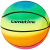 GAMETIME Voetbal / Basketbal regenboog - 23cm (prijs per stuk)