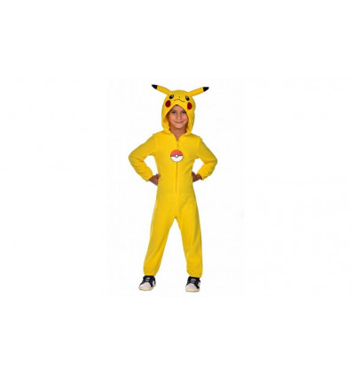 POKEMON Verkleedkledij Pikachu - 6/8j fleece jumpsuit