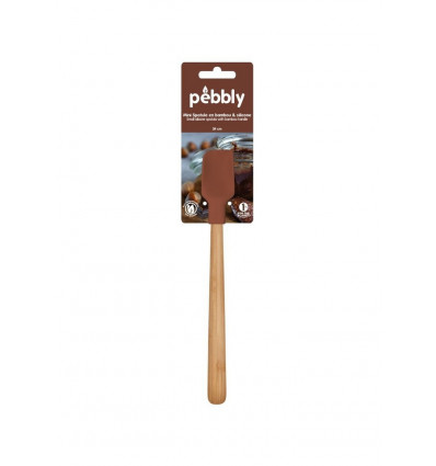 PEBBLY mini spatel 21cm - chocolade