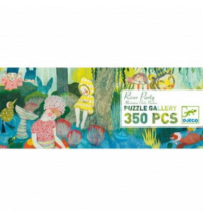 DJECO Puzzel gallery - River party 350st