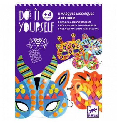 DJECO DIY Maskers versieren - Jungle