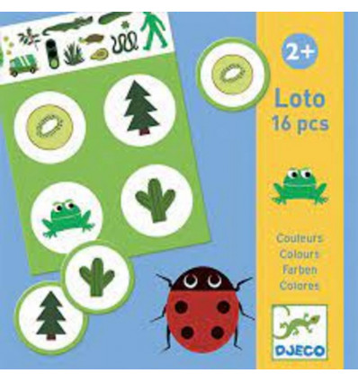 DJECO Educatief - Lotto: kleuren