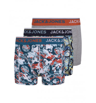 JACK&JONES B Boxershorts CLAY 3st.- navy ass.- 128