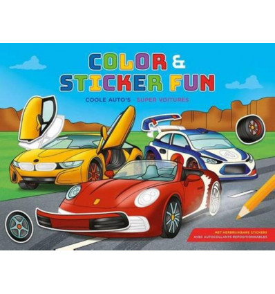 Color & sticker fun - Coole auto's