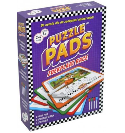PUZZLE PADS - Zoekplaat race