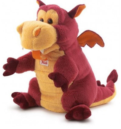 TRUDI Puppet Dragon - knuffel - 15x22x24cm - S29968