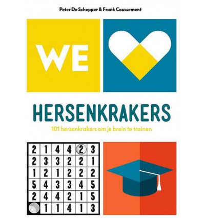 Puzzelboek - We love hersenkrakers - Peter De Schepper & Frank Coussement