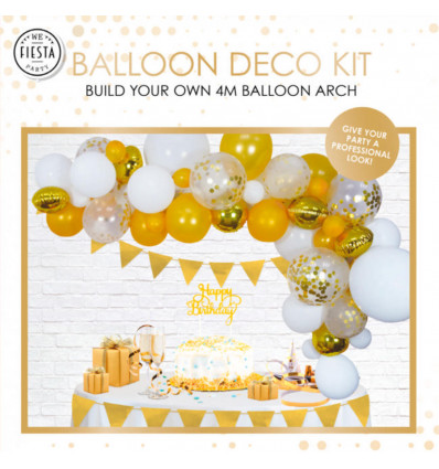 FIESTA Ballon kit deco - goud