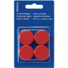 MAUL Magneet solid - rood 20mm - 8st