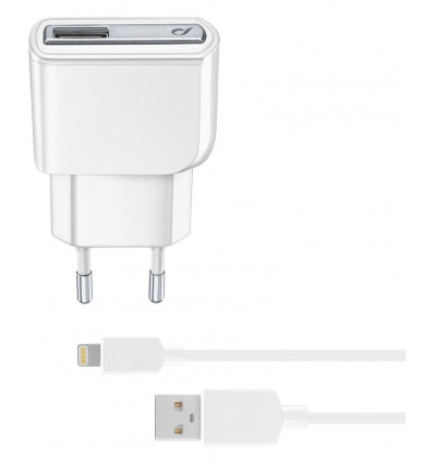 APPLE Travel charger kit 10w/2A - wit