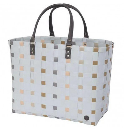 HANDED BY Summer Dots shopper - misty grey
