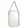 PT Idyllic spiegel - 40.5x33cm - l.bruin bamboo