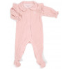 POETREE Babypakje velours met ruffles - blush pink - 68