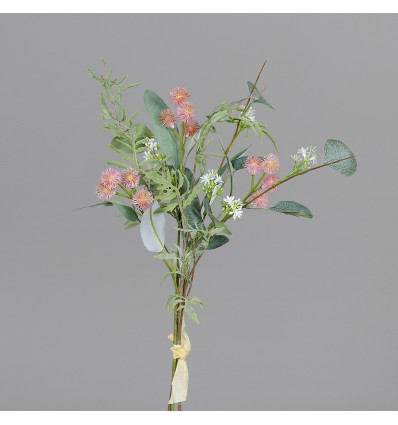 Cosmos eucalyptus boeket 50cm - roze